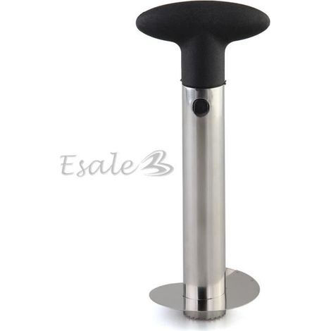 Outil de cuisine - Inox - Coupe ananas - Gris - Style contemporain - Trancheur éplucheur (1/4)