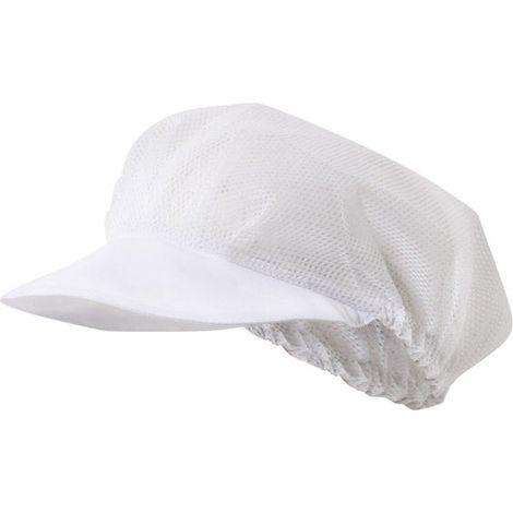 Cofia con Rejilla Elástica Blanco