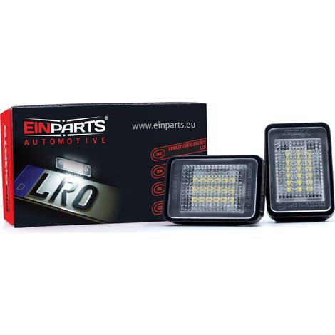 Luces LED para matrícula 6000K Blanco frío 12V Canbus para Mercedes GLK X204 (1/4)