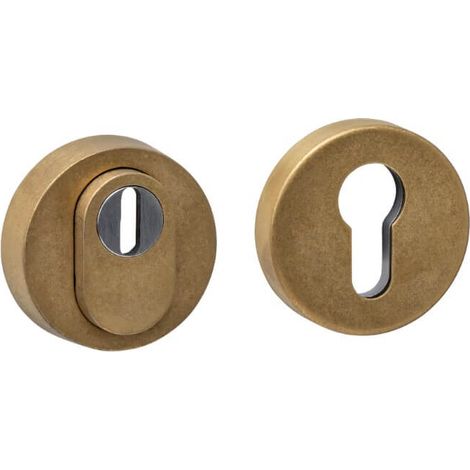 Rosace de sécurité Salus rond en laiton roulé Ø 52mm - 0011.375561 (1/2)