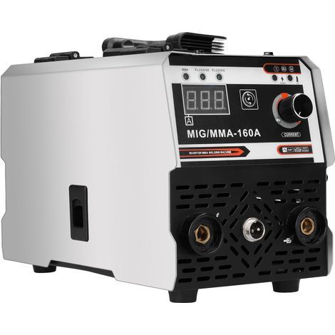 120A gasless MIG/MMA welder, 2-in-1 (MIG, MMA) with wire and shielding kit for DIY enthusiasts and professionals. (1/5)