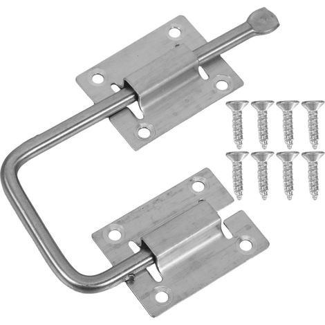 Verrou de Porte Intérieure en inox Argenté (1/5)