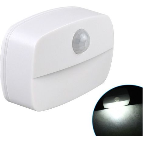 VURAHOME - Lampe LED avec détecteur de mouvement intelligent, prise ue, 220V, applique murale pour allée, couloir, WC, escalier, cuisine, chambre à coucher(lumière blanche) (1/5)