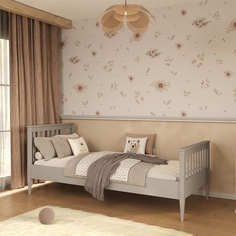 Bett 90x200 inklusive Lattenrost Ignas Grau