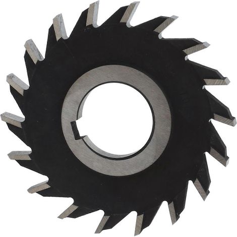Planfrässcheibe aus HSS mit 18 Zähnen für die Planbearbeitung, 100 mm Durchmesser