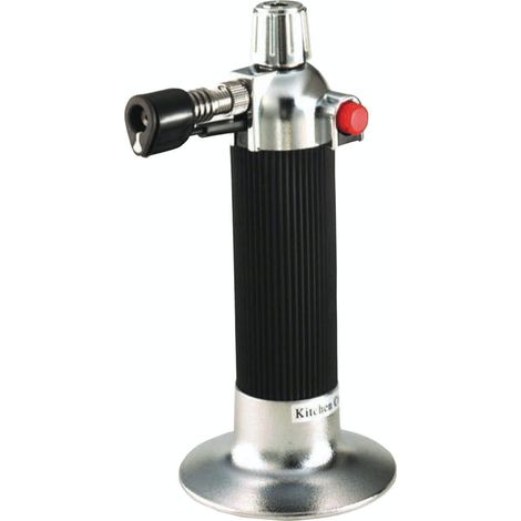 KitchenCraft Soplete de Cocina Profesional Recargable 16.5 cm