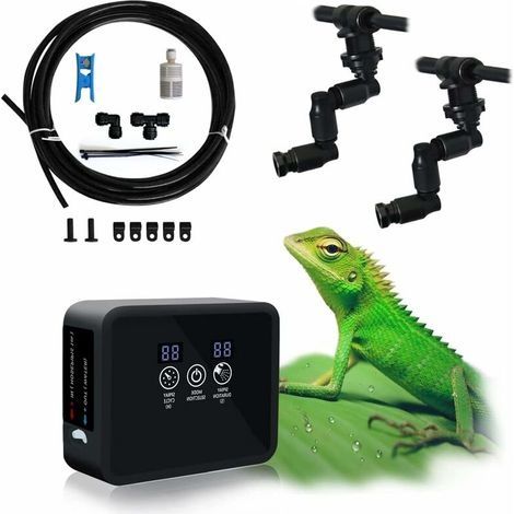 Système de brumisation intelligent pour reptile, système de brumisation automatique pour terrarium, système de brumisation pour forêt tropicale, système d'arrosage pour plantes d'intérieur (1/4)
