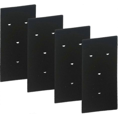 Lot de 4 filtres pour sèche-linge à pompe à chaleur Bauknecht, Privileg, Whirlpool - Tapis filtrants en mousse (1/5)