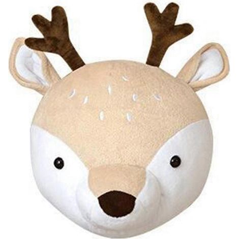 Décoration murale tête d'animal en peluche, pendentif animal en peluche B-- (1/5)
