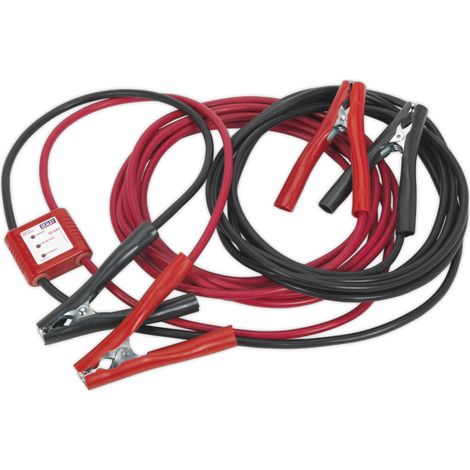 Sealey Booster Cables 25mm� x 7m 450A with 12/24V Electronics Protection PROJ/12/24 (1/5)