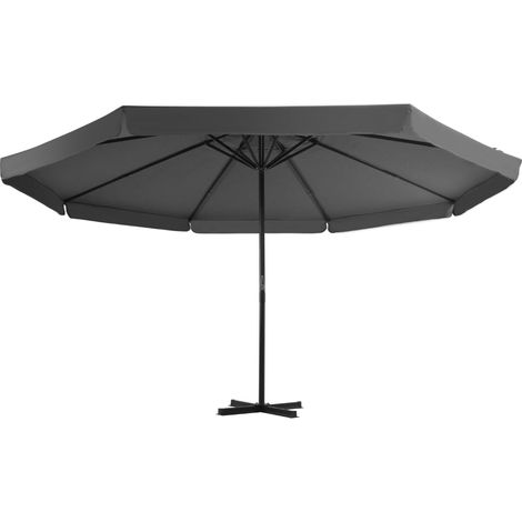 Ombrellone con base portatile diametro 5 m antracite 020008041