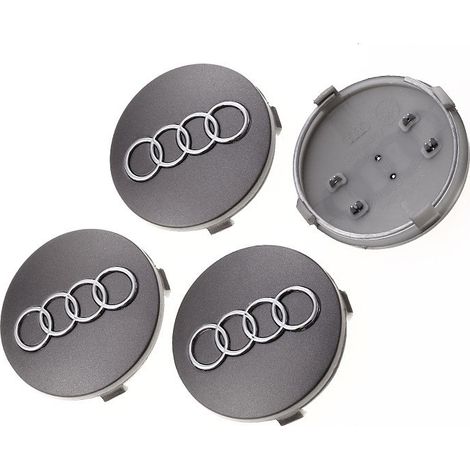 4 Pièce Cache moyeu 60MM- Couvercle de moyeu - Couvercle de Trou Central autoportant