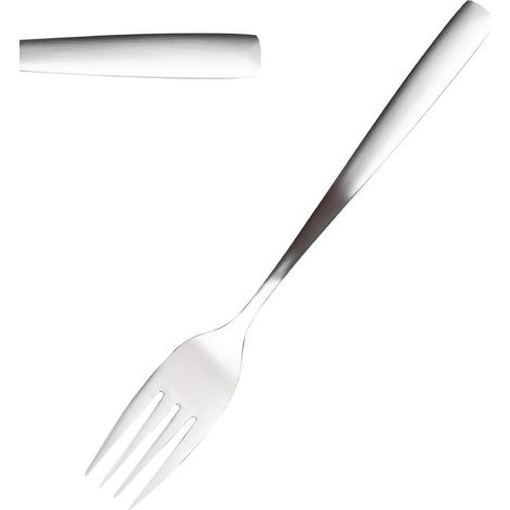 Fourchette à Gâteau 140 mm Satin Lot de 12 Comas (1/3)