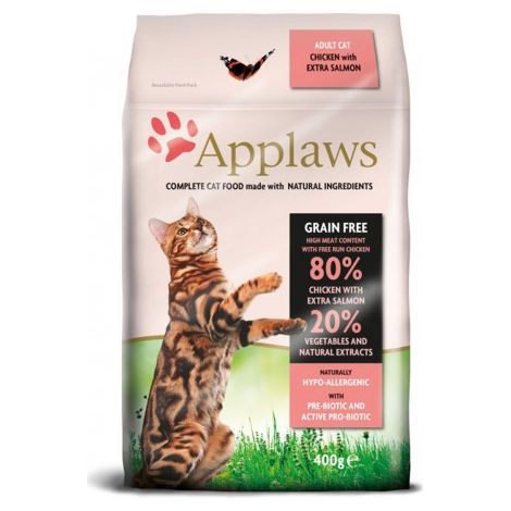 Applaws Cat Dry Adulto Pollo y Salmón 2kg Pienso para gatos grain free natural