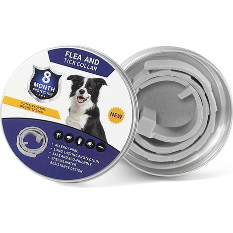 Collier pour Chien Anti-Insectes, réglable pour Grands, Moyens et Petits Animaux de Compagnie(39) (1/4)