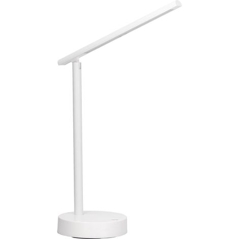 Forlight Archie (2pcs) LED Schreibtischlampe mit Batterie Dimmbares neutrales Licht 4000K. Weiß Aluminium Schreibtischlampe (1/5)