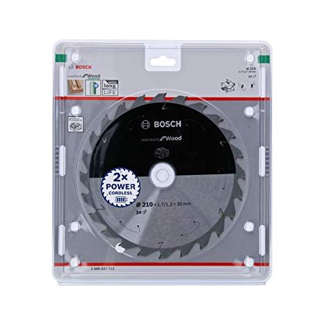 Lama circolare senza filo PRO Wood, 210 x 1,7 x 30 mm, T24 (1/4)