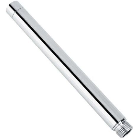 Bras de douche rond en acier inoxydable, extension de douche de 8 pouces avec revêtement chromé,