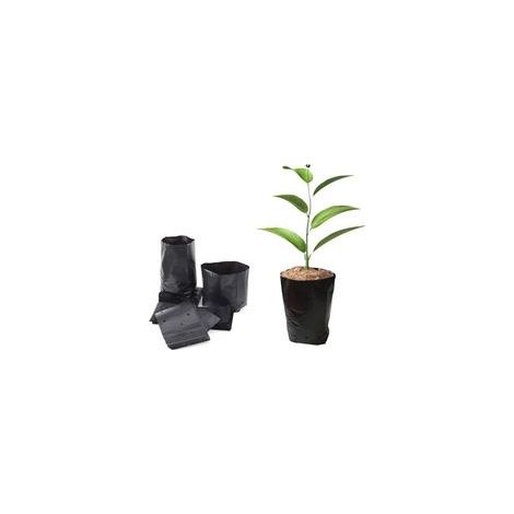 Lot de 100 sacs de pépinière en plastique épaissi 10x20cm – Trous respirants pour drainage – Pour semis de fruits et fleurs - 100pcs