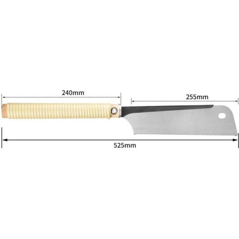 255mm Scie japonaise - Scie à bois scie à mortaiser scie à main scie à main de précision (1/3)