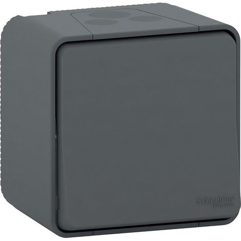 Va-et-vient lumineux LED gris saillie Muréva Styl IP55 IK08 (1/5)