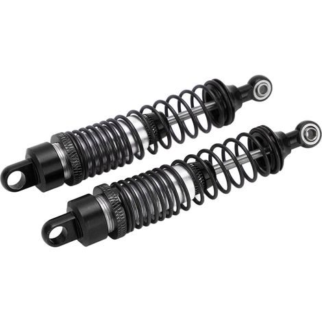 Metallfeder-Stoßdämpfer für Vorder- und Hinterachse für AXIAL SCX 10 1/10 RC-Car (schwarz) (1/5)