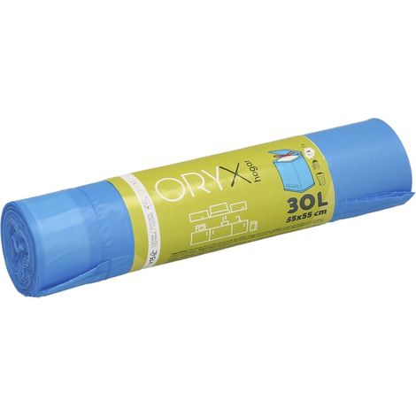 Sac poubelle à fermeture facile 30 litres rouleau 15 sacs