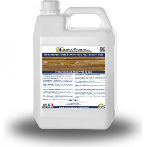 Imperméabilisant écologique protection bois - 500 ml Blanc laiteux - MATPRO (1/4)