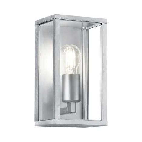 Applique murale extérieure GARONNE argent Trio E27 IP44 (1/3)