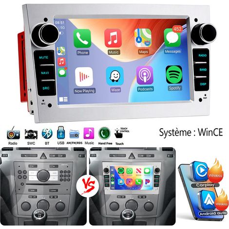Autoradio Android 7 "CarPlay pour Opel Astra H Corsa C D Zafira B RDS BT SWC (1/5)
