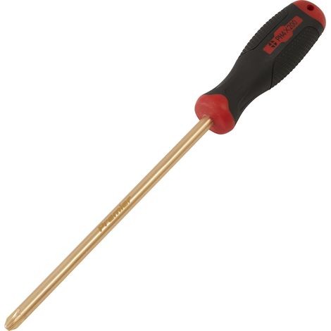 Sealey NS099 Screwdriver Phillips 4 x 200mm - Non-Sparking