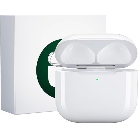 étui de Chargement sans Fil de Remplacement Compatible avec Les AirPods 4, 450 mAh étui de Chargement avec Bouton Bluetooth pour l'appairage (1/5)