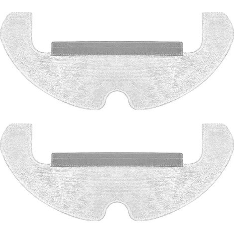Paquete de 2 paños de fregona lavables y reutilizables de repuesto para la aspiradora robot Dreame D10 Plus Gen 2 RLS3D Z10 Pro L10 Plus. (1/5)