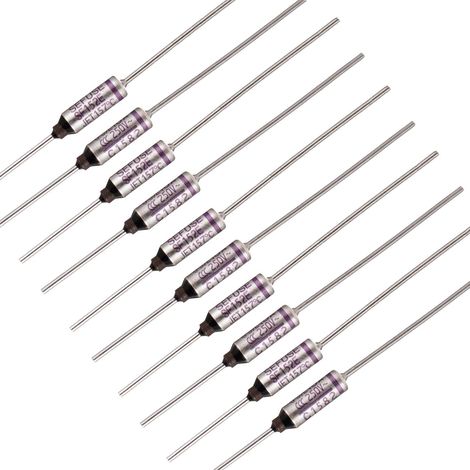 SF152E SEFUSE 10A 250V Fusibles Thermiques Découpes 157 Degrés Fusibles thermiques de type organique(Paquet de 10 pièces) (1/4)