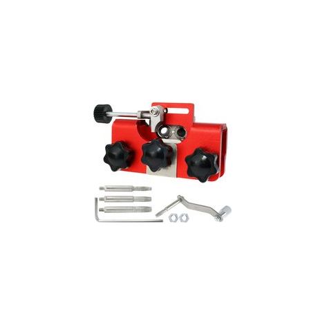 Affilacatene originale per motosega, affilatore portatile, smerigliatrice elettrica per la lavorazione del legno, strumento per affilare catene per motosega, 1 pezzo (rosso) - Crezuo