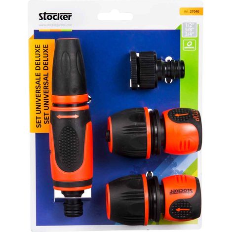 SET LANZA+ADAPTADOR GRIFO+CONECTORES 1/2"-5/8"-3/4" 27040