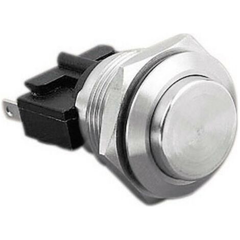 Bulgin MP0031/2 MP0031/2 Bouton-poussoir antivandalisme 250 V/AC 5 A 1 x Off/(On) à rappel (Ø x H) 21.5 mm x 33.8 mm IP (1/3)