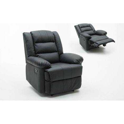 Sillón relax "Buckingham" - Negro