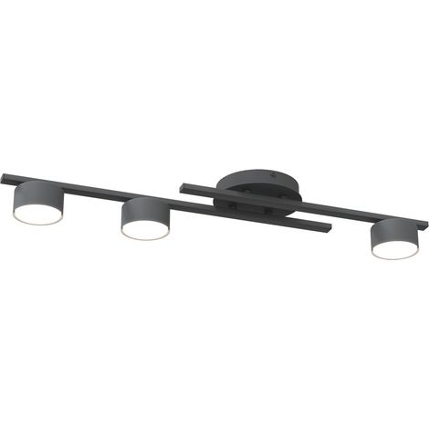 Plafonnier loft noir minimaliste 3xGX53 Fragment Emibig (1/5)