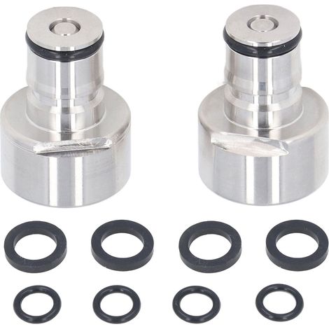 Adaptateur de coupleur de fût 5/8FPT, coupleur à bille en acier inoxydable, kit de conversion à connexion rapide pour fût de bière de type A, D, S et G-AquaForge (1/5)