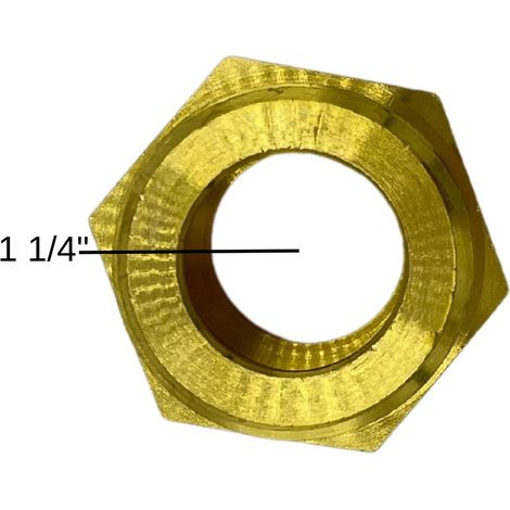 Doppelnippel 1 1/4" Messing flachdichtend Heizungstechnik Solar Solarzubehör (1/5)