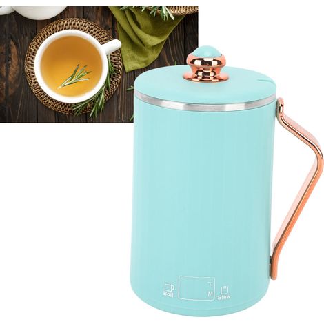 Bouilloire électrique portable, tasse isotherme, théière électrique de bureau, infuseur intelligent, vert cèdre clair, norme européenne 220 V (1/5)