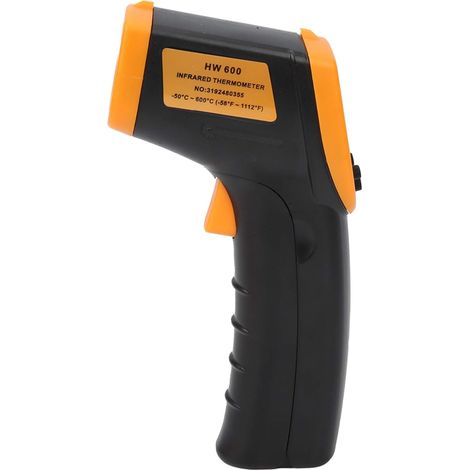 Thermomètre sans HW600 Thermomètre Numérique Infrarouge de Mesure de la Température avec Mise Hors Tension Automatique, Indicateur de Batterie Faible, Conversion d'unité (1/5)