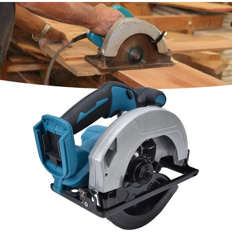Scie circulaire au lithium-ion de 7-1/4 pouces, scie à bois domestique, scie portative, compatible avec les batteries d'outils électriques Makita. (1/5)