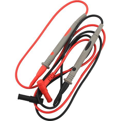 2pcs Multimètre Numérique Cordon Sonde Testeur Cable 1000V 10A (1/5)