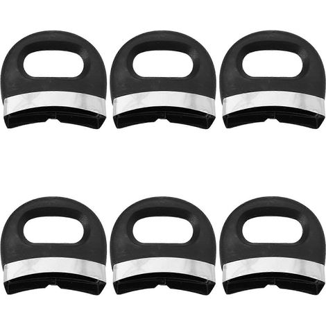 Lot de 6 poignées latérales de rechange en silicone pour casseroles et poêles. (1/5)
