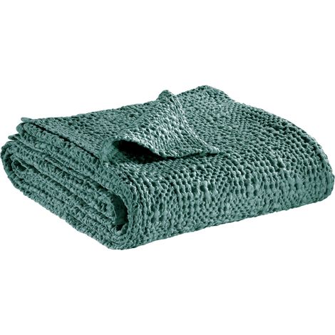 Copripiumino Tana in cotone 100% - Verde grigio - 240 x 260 cm