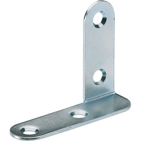 1 Équerre De Cadre Coudée Acier Zingué Hettich, L.30 Mm