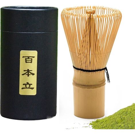 Chasen - Bambú Natural - 100 Puntas - Para Preparación Tradicional de Matcha - 1 Unidad (1/5)