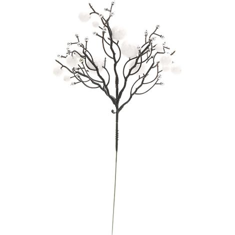 Brindille Artificielle De Baies - 15 cm x 30 cm - En Plastique Et Mousse - Décoration De Noël Pour Arbre Porte Mur Jardin Balcon - 1 Pièce (1/5)